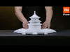 千年榫-營造積木祈年殿白色紀念版 中國古建築大型榫卯積木擺件禮物