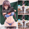 1/6 PVC人形 不想上體育課的反差眼鏡妹