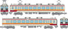 鐵道收集 野岩鐵道6050系Yagan車廂 2輛組