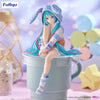 泡麵蓋公仔 初音未來 兔子耳罩藍色睡衣ver.